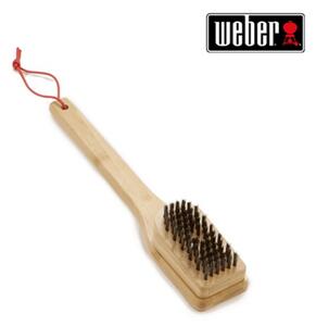 Spazzola Per Griglie Weber In Bamboo 30 cm Pulizia Barbecue 6275 - Weber