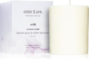 Ester & erik scented candle danish pear & white blossom (no. 04) candela profumata ricarica 350 g