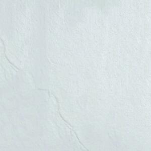 Piatto doccia 90x90 cm effetto pietra artificiale colore bianco - KAMALU