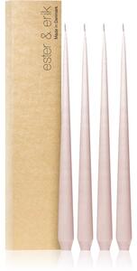 Ester & erik taper candle soft rose (no. 52) candela decorativa 4x32 cm
