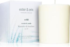 Ester & erik scented candle liquorice & heather (no. 81) candela profumata ricarica 350 g
