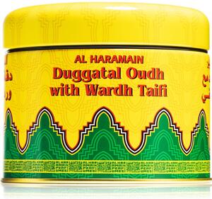 Al Haramain Duggatal Oudh with Wardh Taifi incenso 100 g