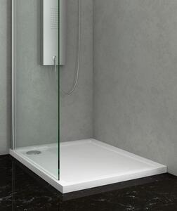 Piatto doccia 80x80 ultra slim acrilico colore bianco - KAMALU