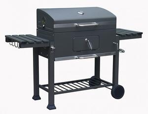 Barbecue A Carbone Con Portina E Coperchio Con Termometro 160x108 Cm Kansas Ke7500