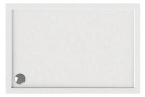 Piatto doccia 120x80 acrilico bianco slim - KAMALU