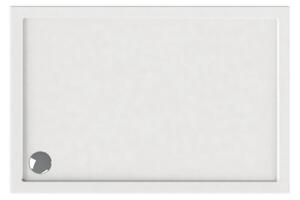 KAMALU - Piatto doccia 100x80 ultra slim bianco in acrilico