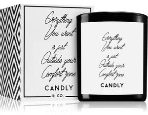 Candly & Co. Everything you want is just outside your comfort zone candela profumata 250 g