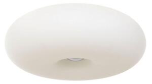 Eglo Optica Vibia Vol plafoniera design in vetro bianco ciambella