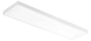 Plafoniera LED 120x30 48W BACKLIGHT 124lm/w da Soffitto UGR19 (ANTIABBAGLIAMENTO) Colore Bianco Caldo 3.000K