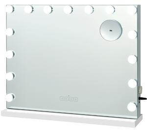 Costway Specchio per trucco con 15 luci LED, Specchio illuminato con controllo touch