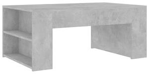 Tavolino Salotto Grigio Cemento 100x60x42 cm Legno Multistrato