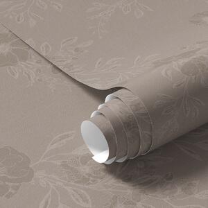 Carta da parati Fiori con foglie chiare, Parati classici Rustica, a00006 : Uwalls.it