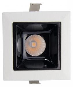 Faro LED da incasso 2W 120° Foro 38x38mm Colore Bianco Caldo 3.000K