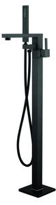 Miscelatore a pavimento per vasca freestanding colore nero Lison GB2100 KAMALU