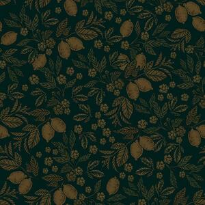 Carta da parati Foglie dense di colore giallo-verde, Parati fiori e piante classici, a00019v2 : Uwalls.it