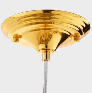 Lampadario design a sospensione elegante disponibile in colore oro