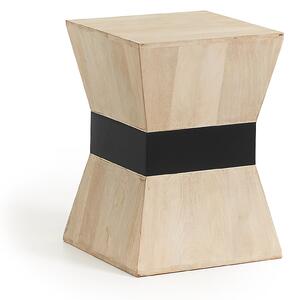 Tavolino Hover in legno massello di mango 35 x 35 cm