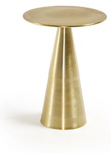 Tavolino Rhet in metallo finitura oro Ø 39 cm