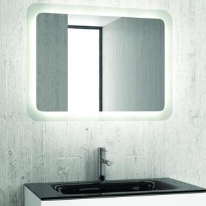 Specchio led 80x60 cm con cornice illuminante modello A800 - KAMALU