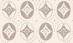 Carta da parati Delicato ornamento geometrico a rombi, Parati stile vintage classici, a00035 : Uwalls.it