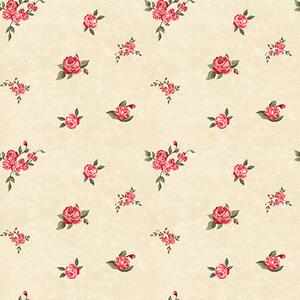 Carta da parati Rose su sfondo chiaro, Parati fiori e piante classici, Parati classici Fiori Peonie, a00039 : Uwalls.it