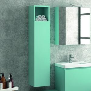 Composizione mobili bagno sospesi 60 cm con lavabo, colonna, specchio e pensile SP-60A - KAMALU
