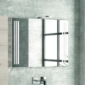 Composizione bagno sospesa 100cm mobile specchio e colonna - KAMALU