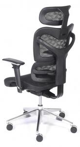 Seduta ergonomica da ufficio di ultima generazione colore nero ERGO 600-Arrediorg