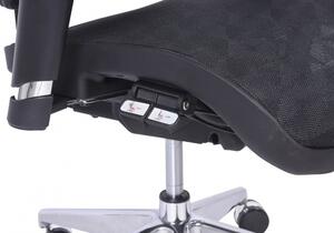 Seduta ergonomica da ufficio di ultima generazione colore nero ERGO 600-Arrediorg