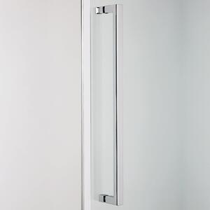 Porta doccia scorrevole Record 141 cm, H 195 cm in vetro, spessore 6 mm trasparente silver