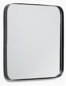 Specchio de parete Marco in metallo nero 40 x 40 cm