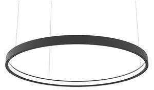 Lampadario Circolare a Sospensione Ø120cm - Nero Colore del corpo Nero