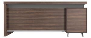 Scrivania studio design legno con mobile supporto e piano 180 cm-Arrediorg
