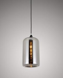 Lampada a sospensione di design moderno scandinavo vetro grigio MONTI