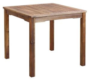 AARON - tavolo da giardino in legno massiccio di acacia 80x80