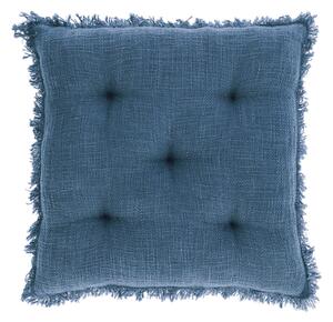 Cuscino per sedia Brunela 100% cotone azzurro 45 x 45 cm