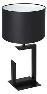 Lampada da tavolo 1xE27/60W/230V 45 cm nero/bianco
