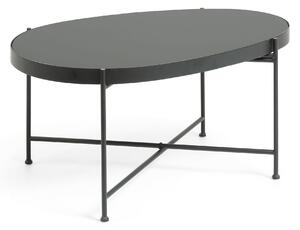 Tavolino Marlet nero 82 x 55 cm