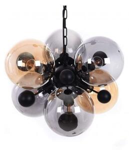 Lampadario sospensione di design moderna 6 luci sfera vetro AFRODIS W6