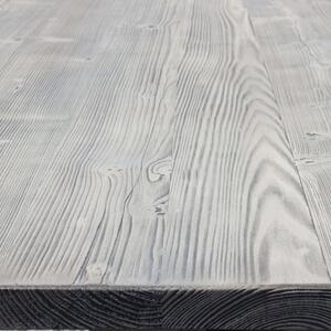 IBEX - tavolo da giardino in alluminio e cementite effetto legno 200x100