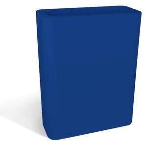 Vaso Porta vaso, h 90 in polietilene Modello BLOG Dimensioni 90x30xh90 cm ideale x l'esterno si pu� piantumare direttamente al suo interno dotato di foro di scolo colore Blu