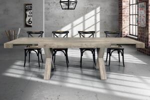 BART - tavolo da pranzo moderno allungabile in legno invecchiato 90x180/230/280