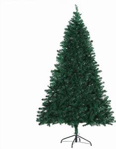 Homcom Albero di Natale Artificiale 180cm 1000 punte Folto e Realistico Verde Ф102cm