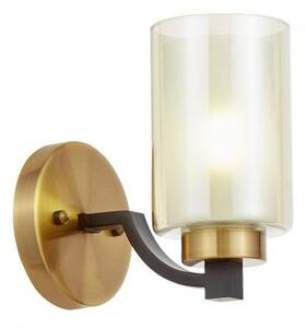 Applique lampada da parete in stile industriale vintage ottone VIGATTO