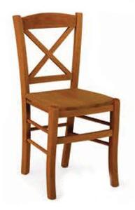 MIRABELLE - sedia croce in legno massello
