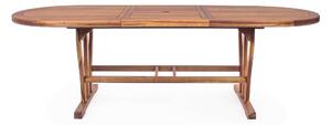 TURRIS - tavolo da giardino allungabile in legno massiccio di acacia 180/240x100