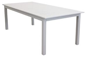 ARGENTUM - set tavolo da giardino allungabile 220/280x100 compreso di 6 poltrone in alluminio