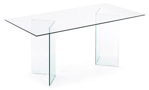 Tavolo Burano in vetro 180 x 90 cm