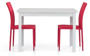 NATHANIEL - tavolo da pranzo moderno allungabile frassinato 80x120/160/200