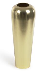 Vaso Catherine in metallo dorato 48 cm